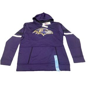 NFL Baltimore Ravens Purple large Hoodie with drawstring neck NWT